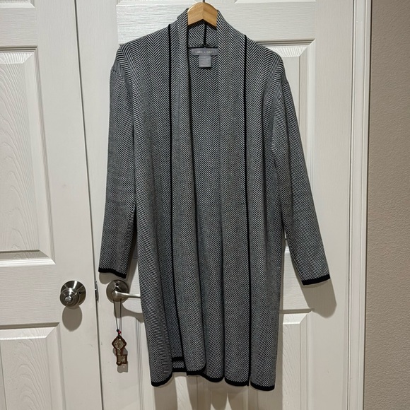 Lark + Grey Long Cardigan Coat ✨ - Picture 1 of 6